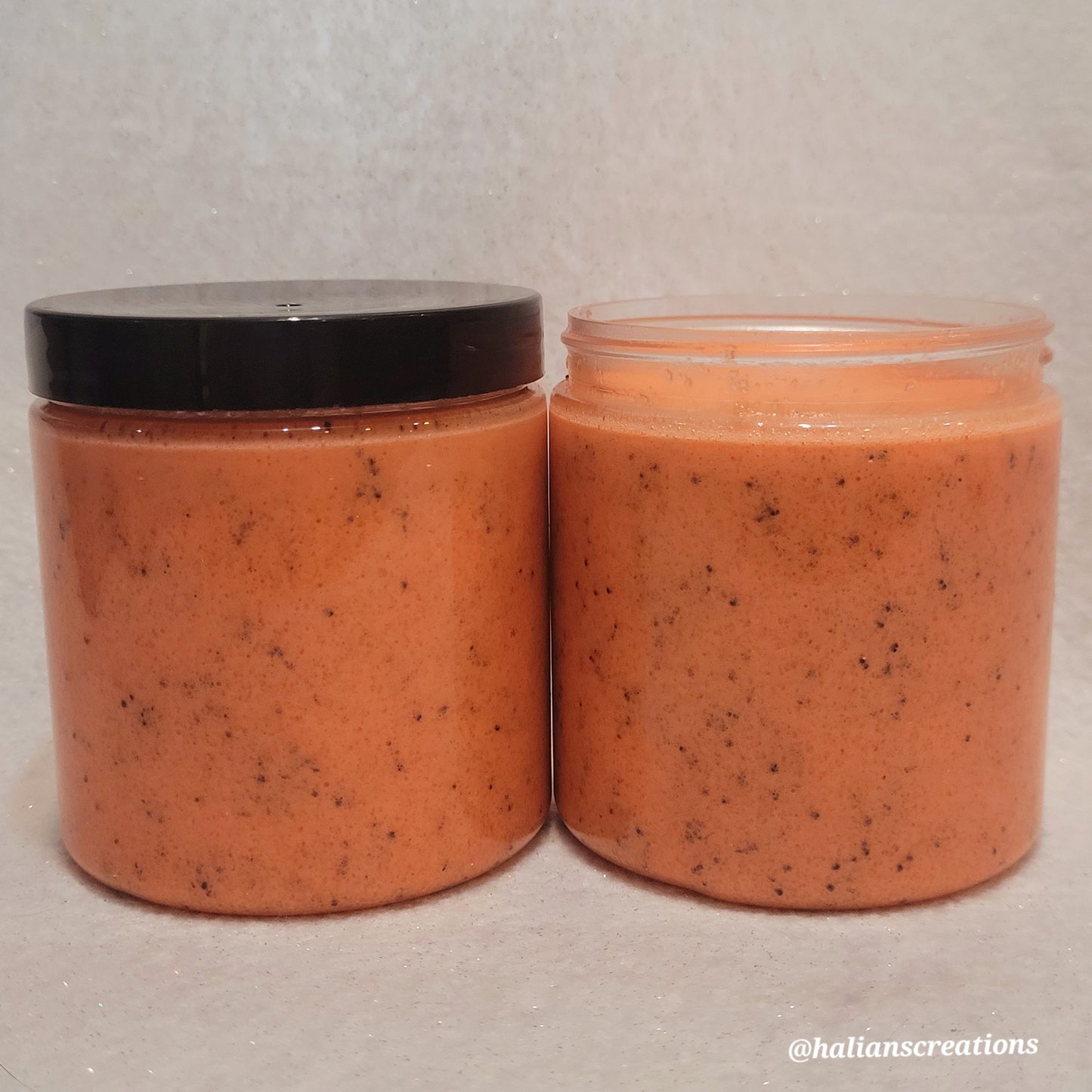 Mango Papaya Whipped Foaming Sugar Scrub - Halian's Creations LLC