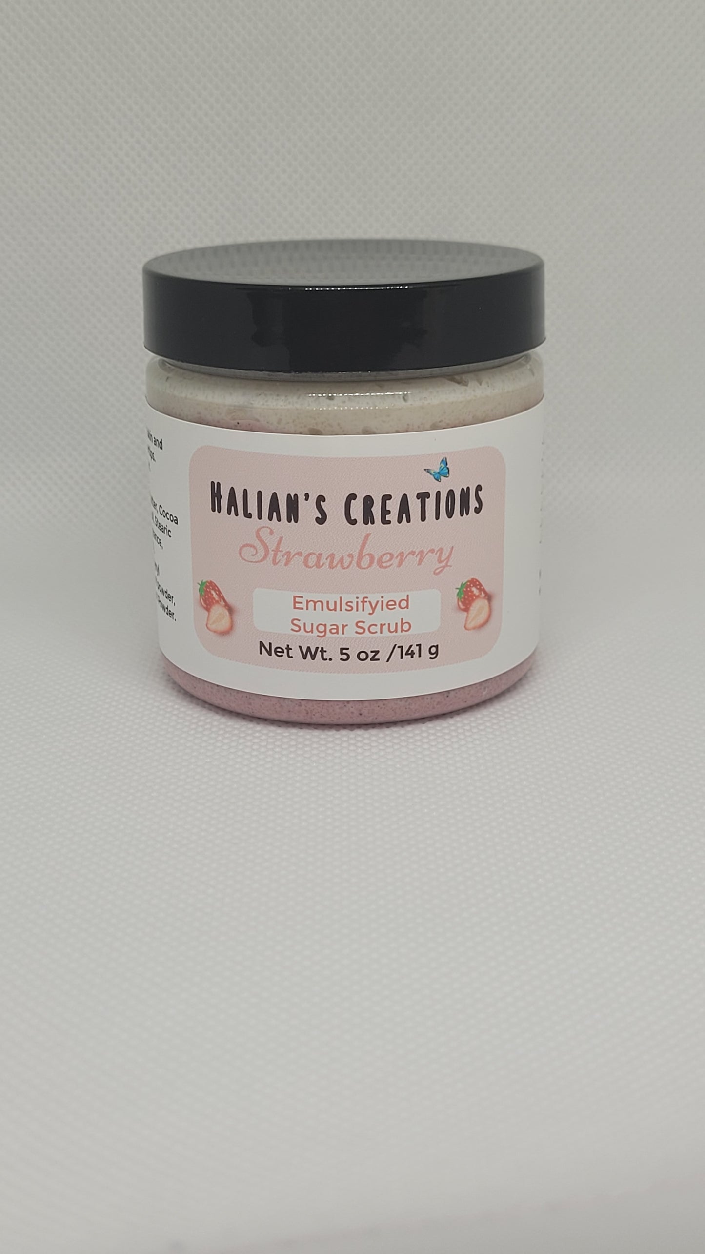 Strawberry Emulsified Sugar Scrub - Halian's Creations LLC