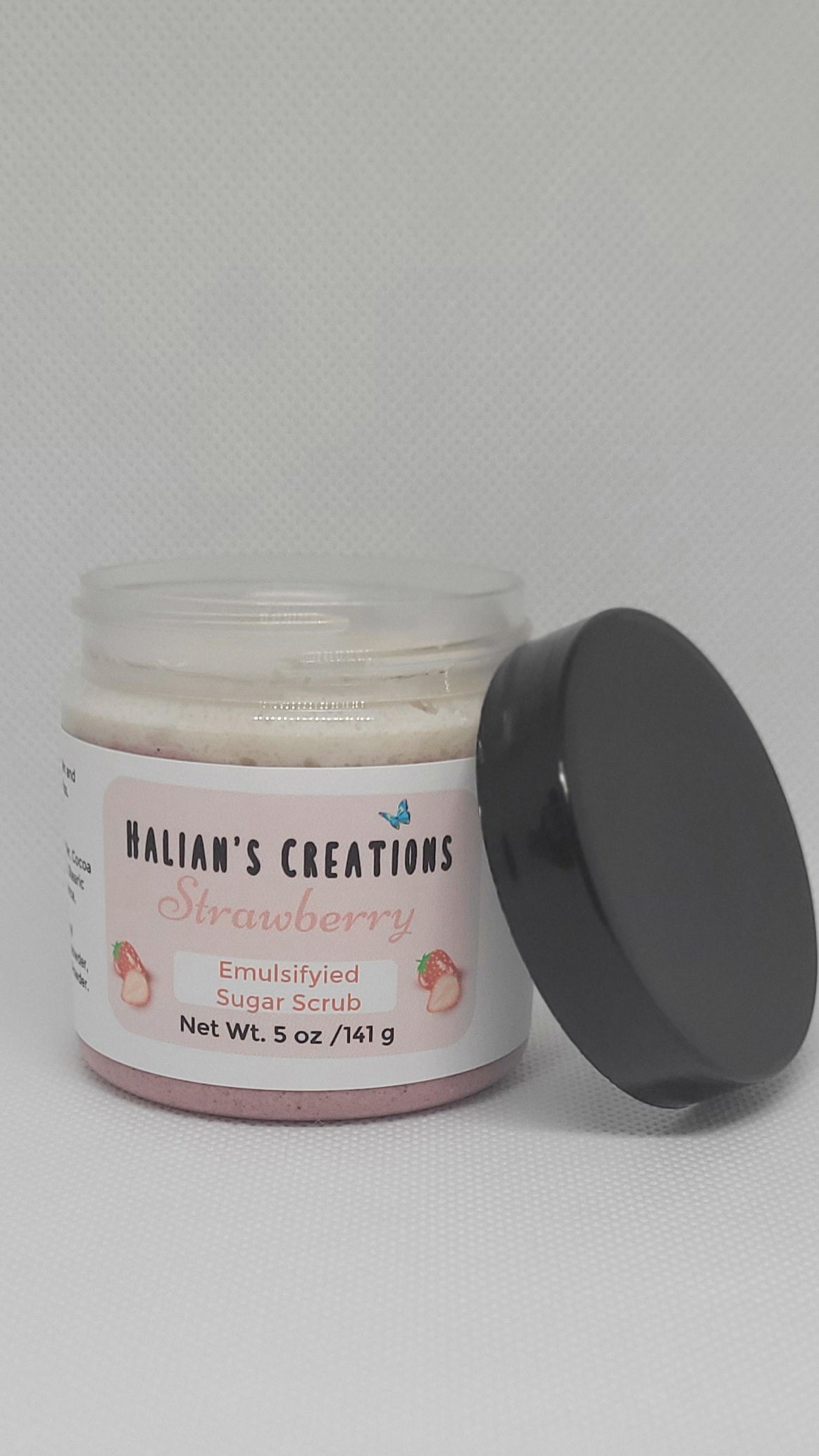 Strawberry Emulsified Sugar Scrub - Halian's Creations LLC