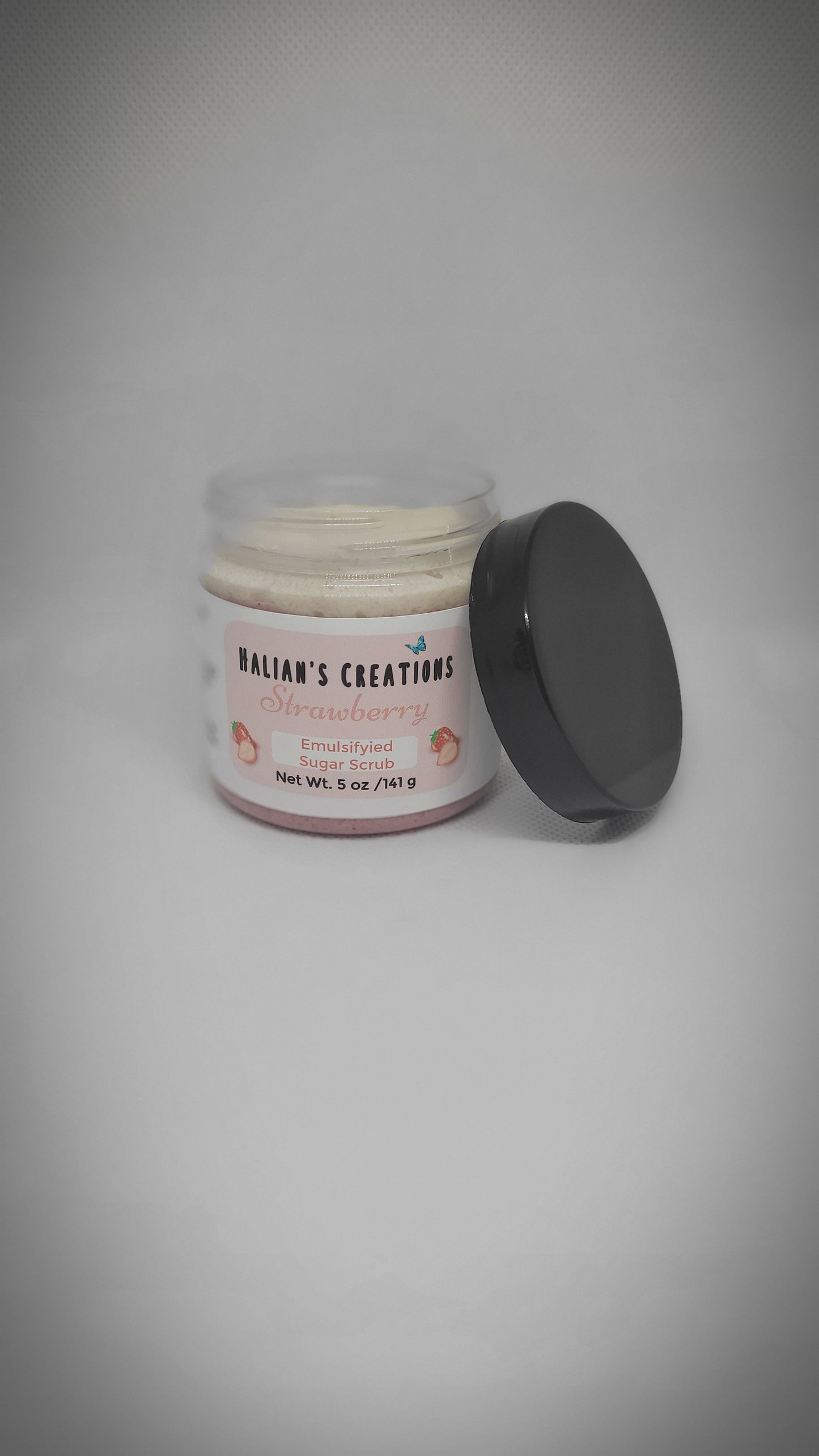 Strawberry Emulsified Sugar Scrub - Halian's Creations LLC
