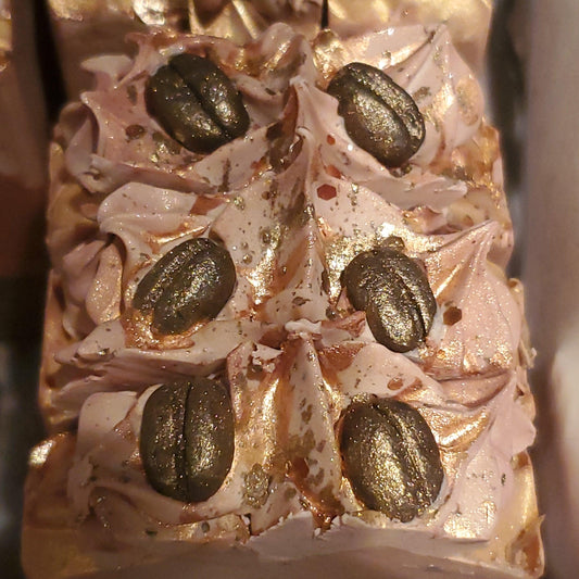 Brazilian Coffee & Caramel Drizzles Soap - Halian's Creations LLC