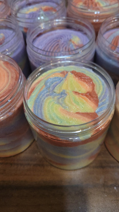 Rainbow Swirl Whipped Sugar Scrub