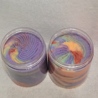 Rainbow Swirl Whipped Sugar Scrub