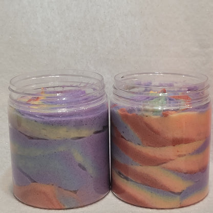 Rainbow Swirl Whipped Sugar Scrub