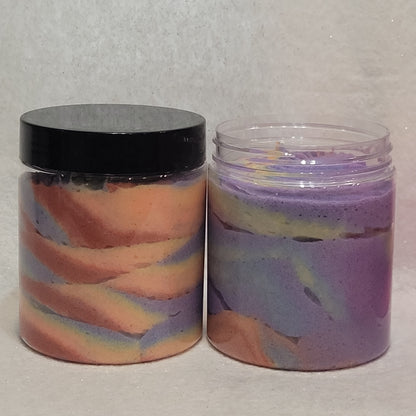 Rainbow Swirl Whipped Sugar Scrub