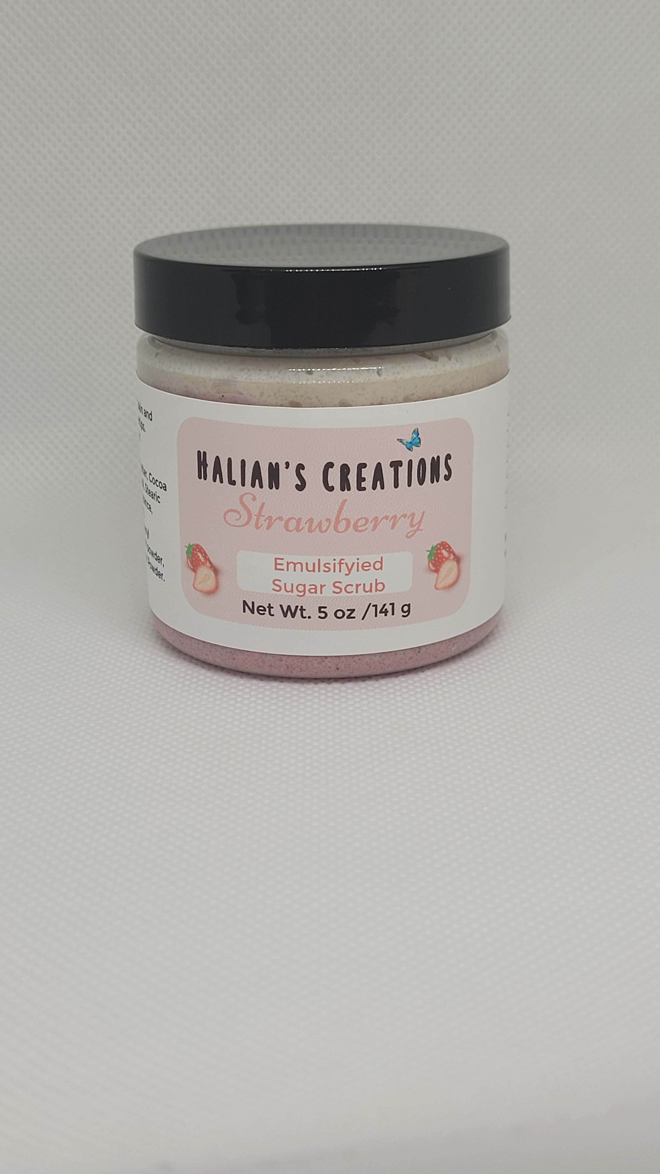 Strawberry Emulsified Sugar Scrub - Halian's Creations LLC