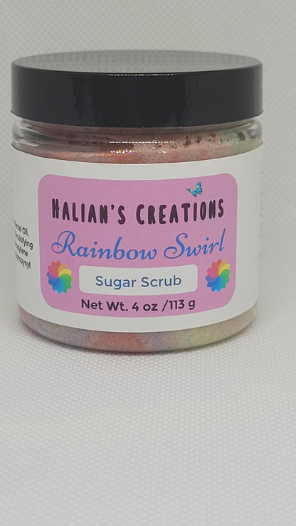 Rainbow Swirl Whipped Sugar Scrub