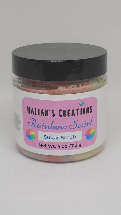 Rainbow Swirl Whipped Sugar Scrub