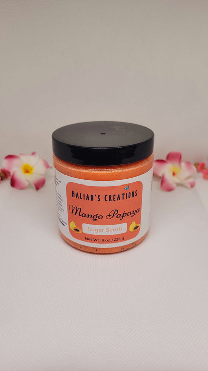 Mango Papaya Whipped  Foaming Sugar Scrub