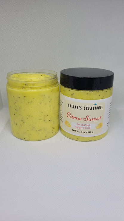 Citrus Sunset Emulsified Sugar Scrub