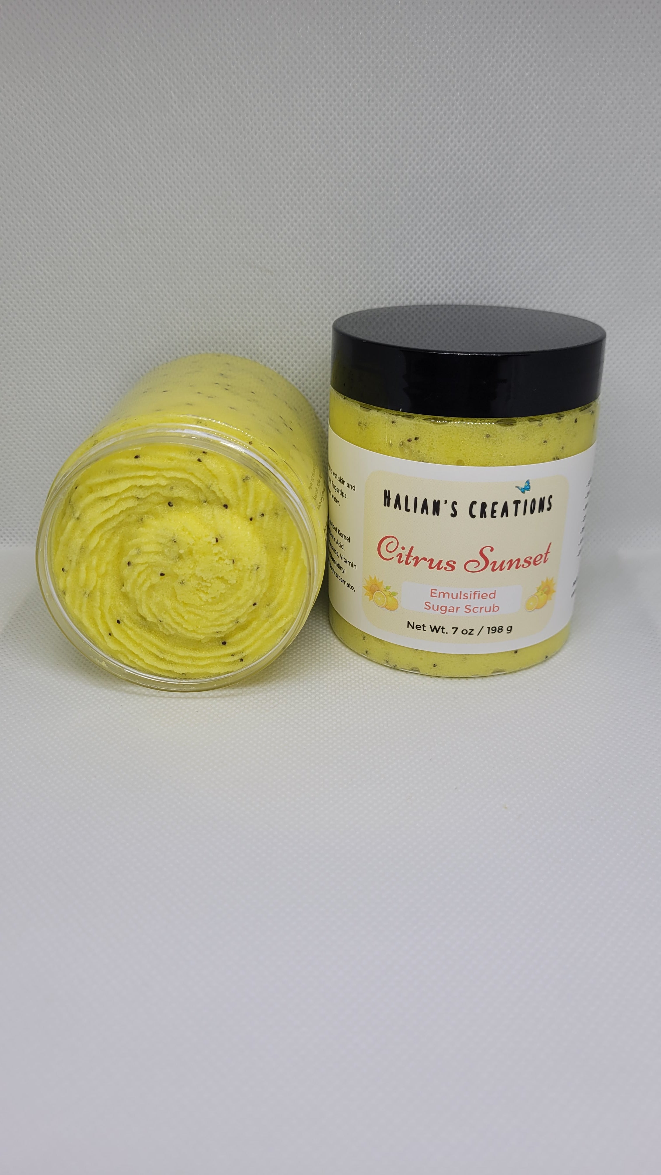 Citrus Sunset Emulsified Sugar Scrub - Halian's Creations LLC