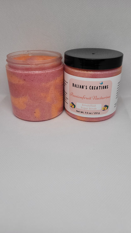 Passionfruit & Nectarine  Emulsified Sugar Scrub