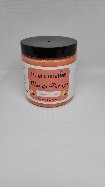 Mango Papaya Whipped  Foaming Sugar Scrub