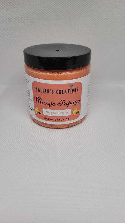 Mango Papaya Whipped  Foaming Sugar Scrub