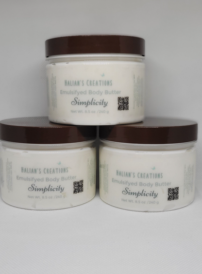 Emulsified Body Butters