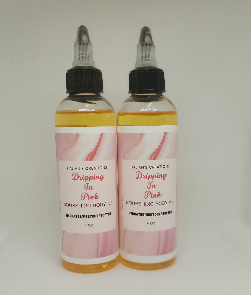 Dripping In Pink Bundle Set "A vibrant, effervescent blend of sun-ripened berries, sparkling citrus, and creamy vanilla—like a tropical breeze in a bottle." - Halian's Creations LLC