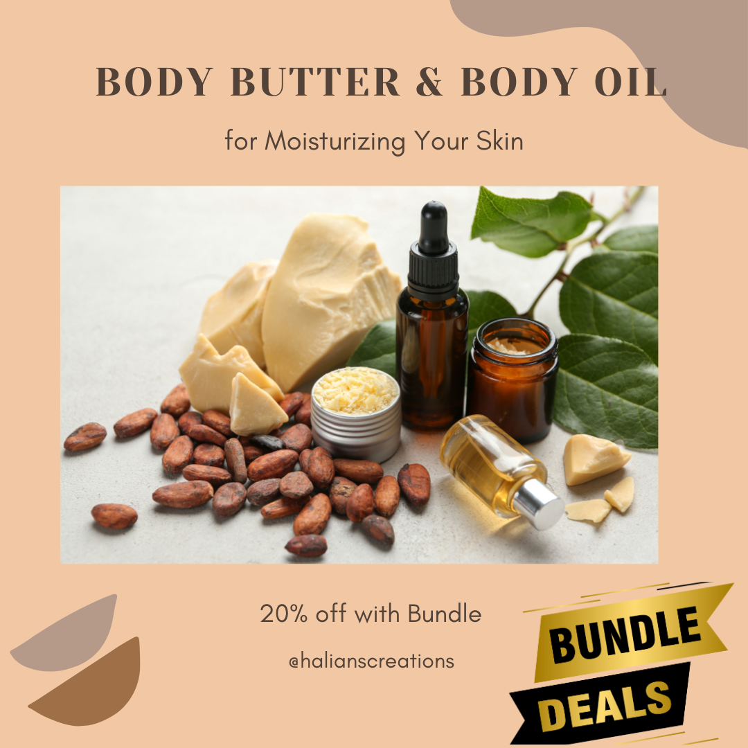 Body Butter & Body Oil Bundle (Gourmonds Scents) - Halian's Creations LLC
