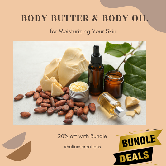 Whipped Body Butter & Body Oil Bundle (Inspired Gourmonds Scents)