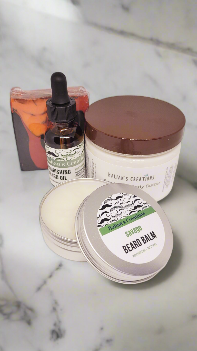 Men Care Bundle Set *Beard & Skin * - Halian's Creations LLC