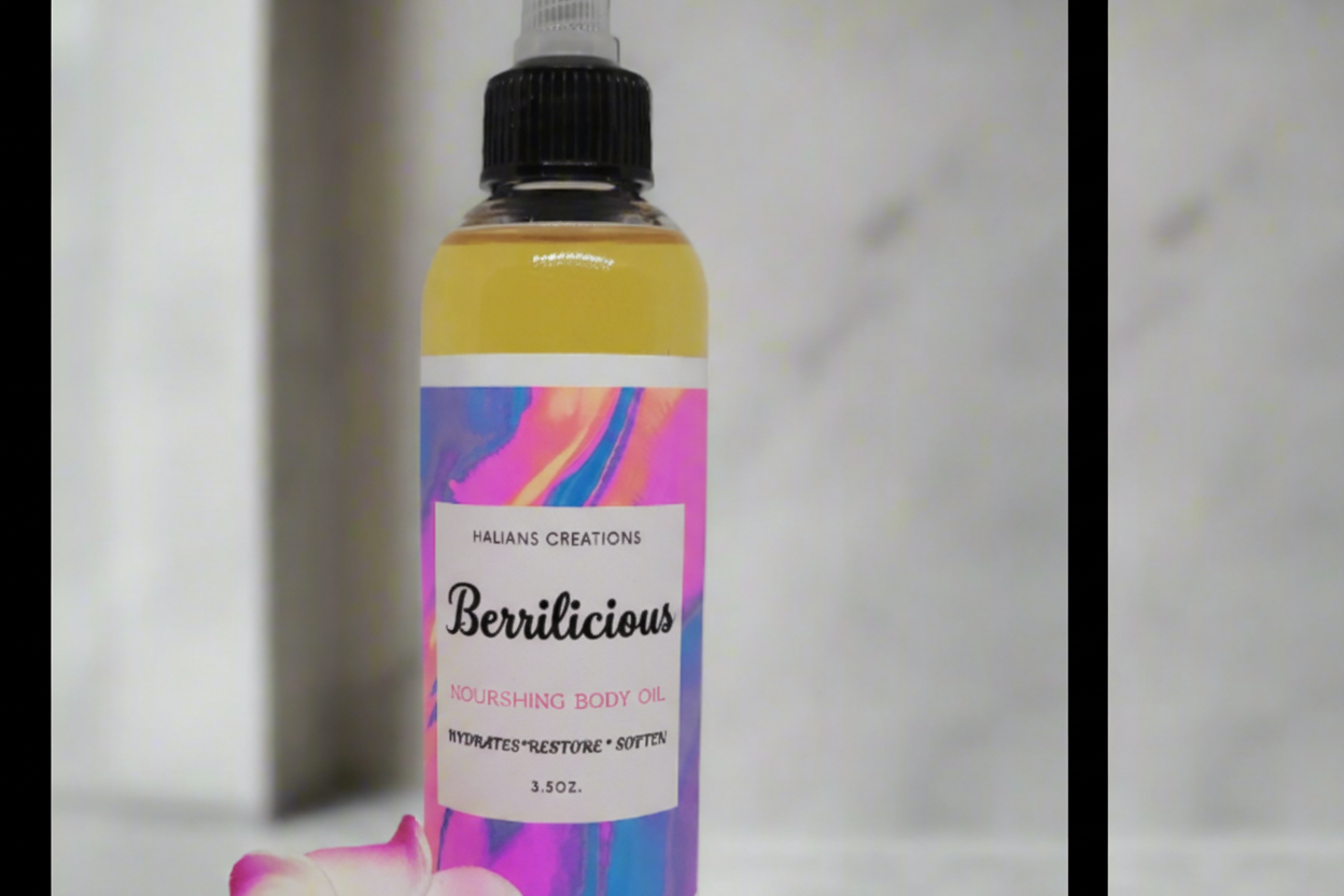 Nourishing Glow Body Oil - Halian's Creations LLC