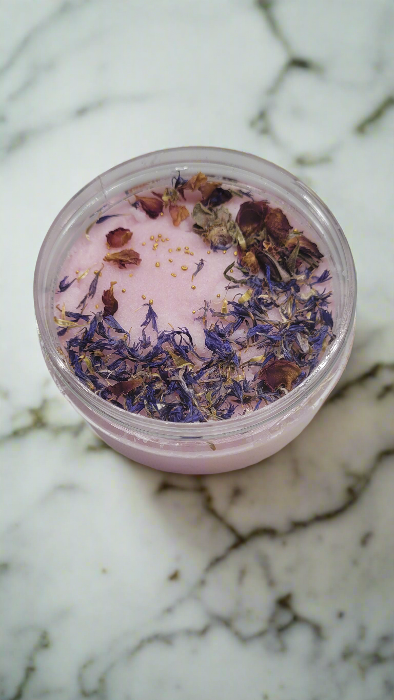 Coconut Rose Emulsified Body Scrub - Halian's Creations LLC