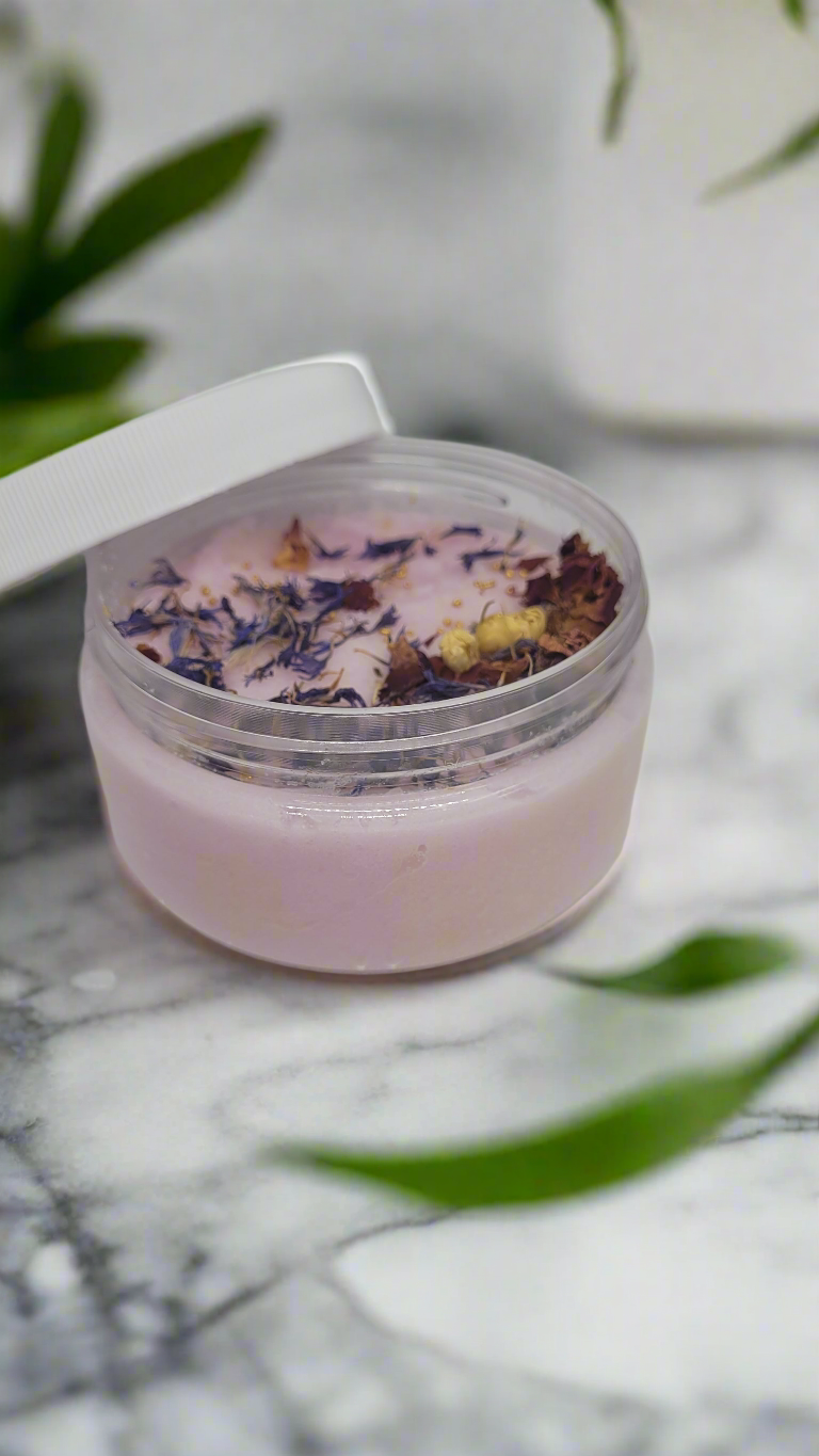 Coconut Rose Emulsified Body Scrub - Halian's Creations LLC
