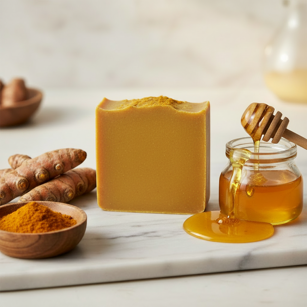 Honey Turmeric & Oat Soap