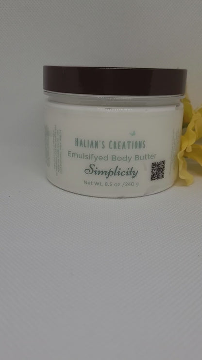 Emulsified Body Butters