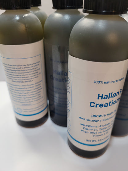 Herbal Growth Hair Oil - Halian's Creations LLC